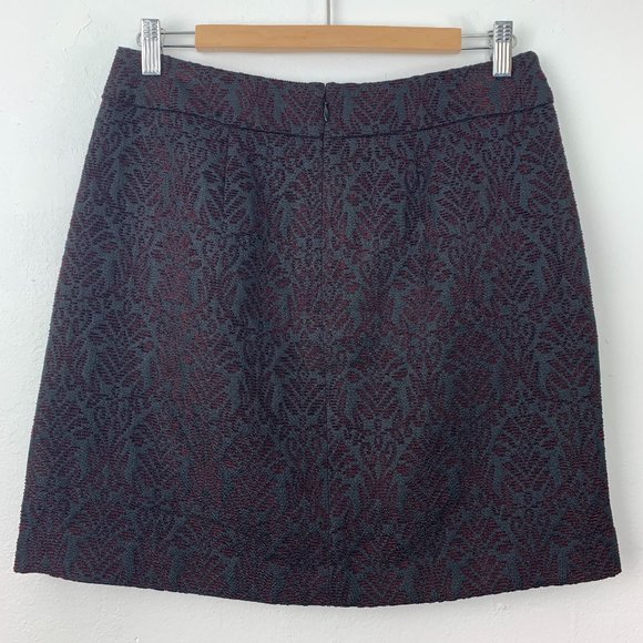 Ann Taylor LOFT Brocade A-Line Skirt - Picture 2 of 5